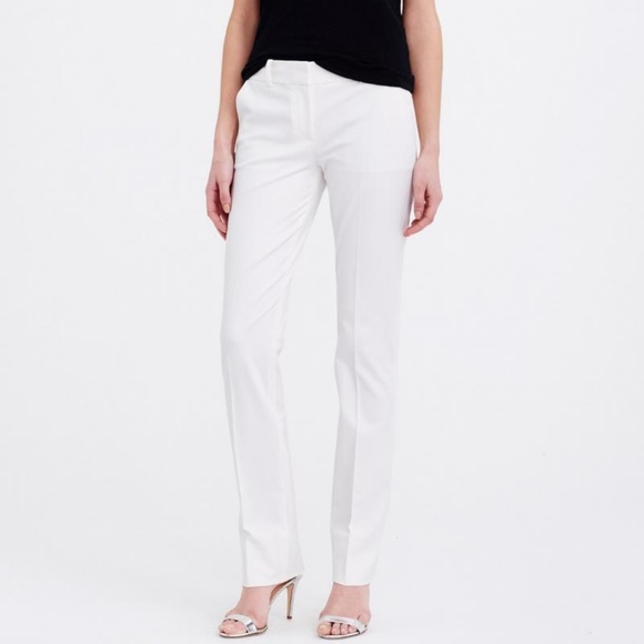 J. Crew Pants - J. Crew Campbell Trouser Pants White 10T Tall